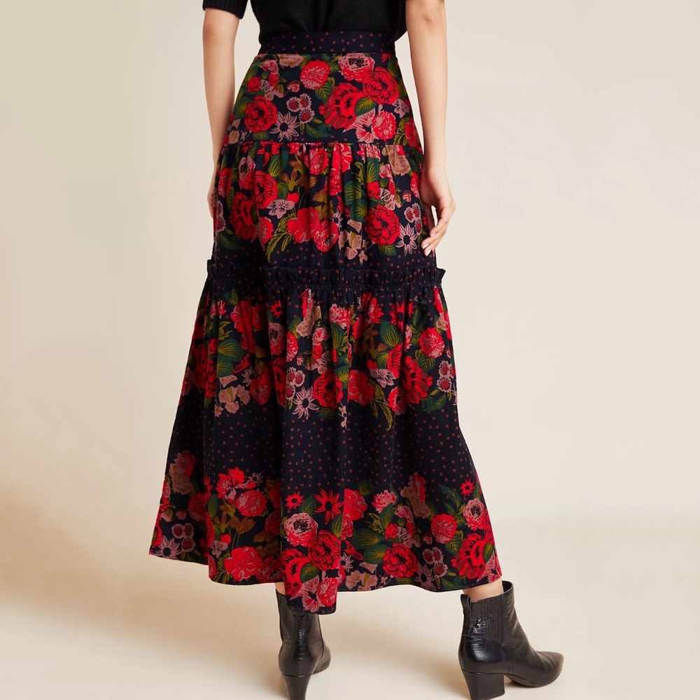 Anthropologie Danette Corduroy Maxi Skirt - Picture 5 of 8